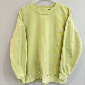 Lululemon Green Oversize Crew pullover Sweatershirt